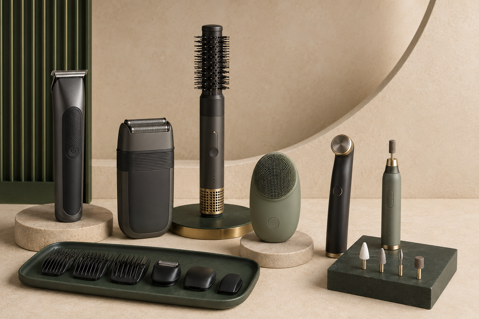 Unbranded trimmer, shaver, hair styling tool, facial brush and manicure device for beauty gadget wholesale